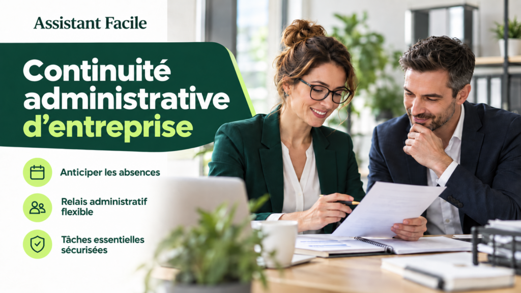 continuité administrative entreprise