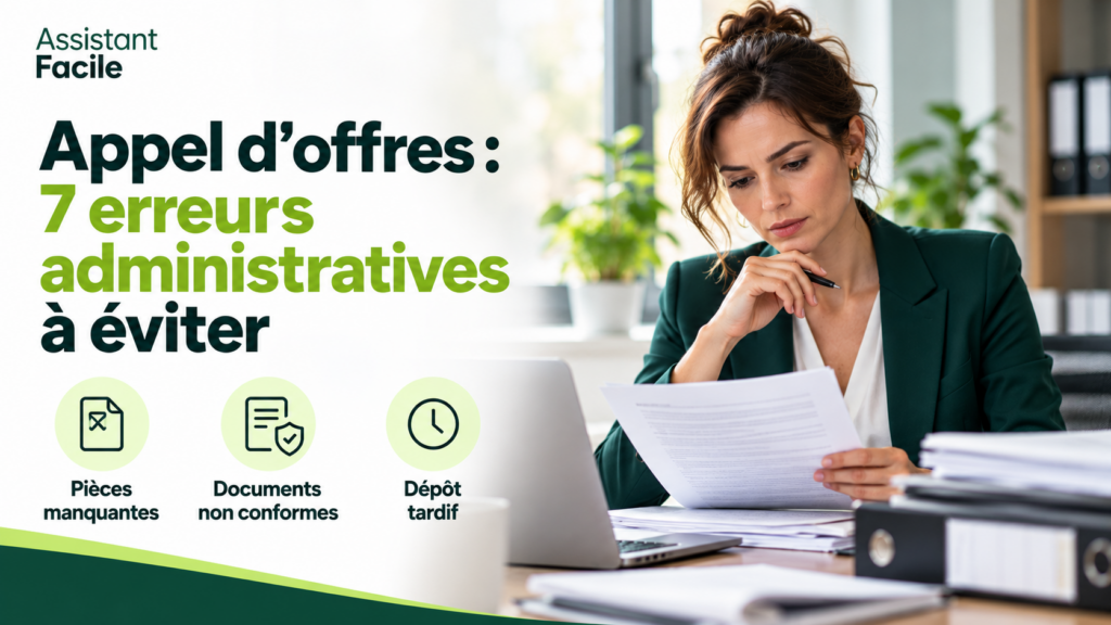 erreurs administratives appel offres